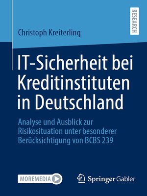 cover image of IT-Sicherheit bei Kreditinstituten in Deutschland